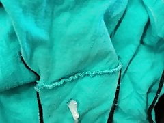 Cum in mom's pantie's
