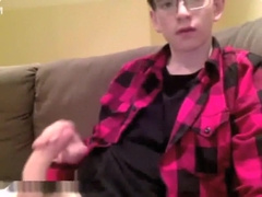Handsome Young Man With Plaid Shirt