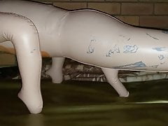 Fucking a male blow-up doll on my waterbed 15-2-2020