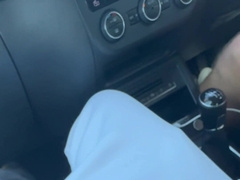 The uber fellow let me demonstrate my sausage and he deepthroated me