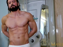 Muscle hunk solo, big dick gay, gay cock
