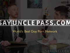 Brody Kayman and Joel Someone shares Harrison Todd ass and mouth