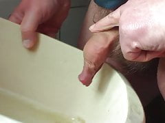 Foreskin wash, and wank, and cum