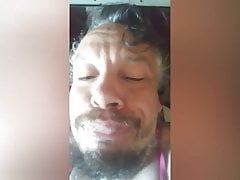 Cumming in my own Mouth - self Facial p 2