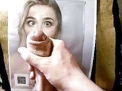 Cross-Eyed Chloe Moretz Gets a Massive Cum Load, Tribute