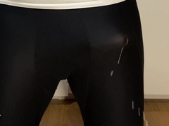 Giant mitts free-for-all jism in taut trousers