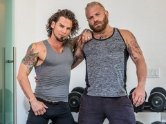 Gym-based anal with Archer Croft and Riley Mitchell