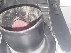 in a dirty vacuum cleaner