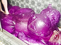 Short: Fucking purple inflatable HongYi water doll