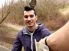 POV fucking with a totally shredded young dude