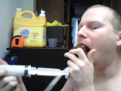 Lazy Gay Dildo Deepthroat Throatpie