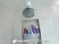 MenPOV Soapy dicks get sucked and fucked