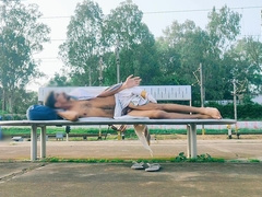 Instruct station platform having joy with bone want spunk