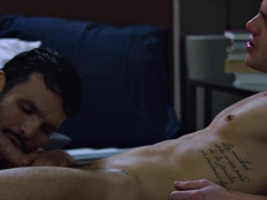 Sex Gods enjoying hot oral and sloppy action at night