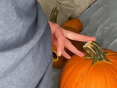 Daddy Fucks a Pumpkin and Cums