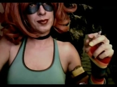 CD Rainbow Woman Taunting by vikkiCD