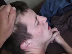 Shoving a Load of Cum Into a Virgin Teen