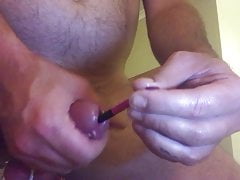 First time cum while sounding