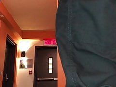Hallway masturbation 1 of 3 (no cum)