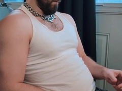 Frolicking with the nip of my gay-for-pay roomate so he can jizm in my facial hair.