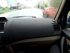 boy fapping off man sausage in the truck