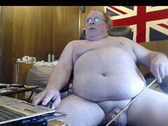 granddad jizm on web cam