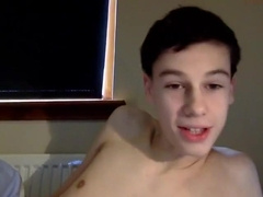 A Smooth Boy With A Smiling Face Masturbates