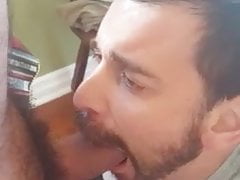 Blowing a thick cock!
