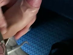 Cum in train