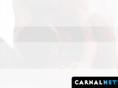 When hot twink Cole Blue gets deep throat blowjob and bareback fuck for the first tim