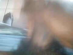 Eu batendo uma