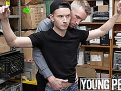 Christian Brack banged in the backroom by Nick Fitt