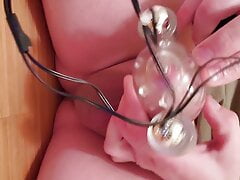 Sex toy cumshot
