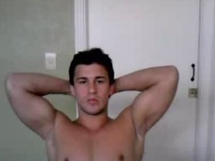 Jocks enjoying their solo playtime on cam