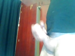 male masturbating