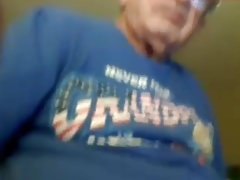 grandpa stroke on webcam