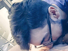 Gay handjob torture, beard, hj