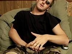 Flexible twink licks his cock and tugs on it solo