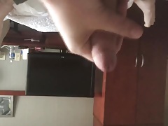 Big cock morning cum jerk
