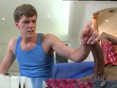 Yummy boy eating big black cock