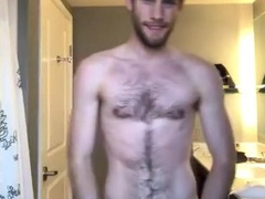 Pissed and cum on the floor 7