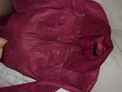Red leather