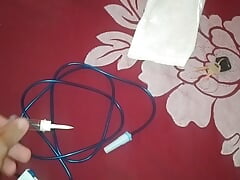 I inflated my dick with my friend's penis pump