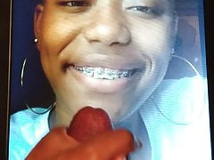 The award for cutest brace-face ebony is cum