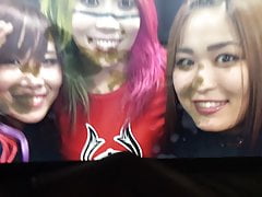 WWE Asuka Kairi Sane Io Shirai Triple Cum Tribute