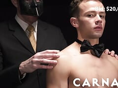 BoyForSale Master Legrand Wolf auctions off Logan Cross on the block