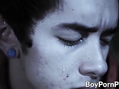 Vampire take his hard dick into sex slaves twinks ass