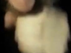 Hot bearded guy sucking guy in public restroom 2