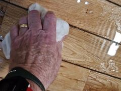 Soaking my pants in hot yellow piss from the floor