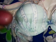 Cum on my cute friend bra